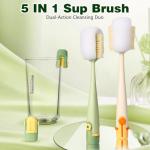 5-in-1 Multifunctional Bottle Cleaning Brush Set