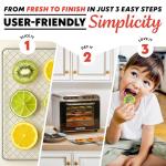 Gourmia 8-Tray Digital Food Dehydrator