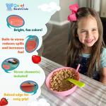 Kids' Quiet Cereal Bowls with Built-In Straws