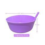 Kids' Quiet Cereal Bowls with Built-In Straws