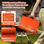 Silicone Grill Mat and BBQ Side Shelf Tool