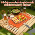 Silicone Grill Mat and BBQ Side Shelf Tool