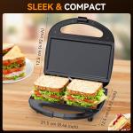 OSTBA 2-Slice Non-Stick Sandwich Maker