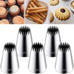 Hendiy 5-Piece Stainless Steel Churro Piping Set