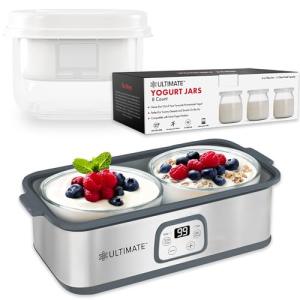 Probiotic Yogurt Maker Bundle with Strainer & Jars