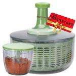 Brieftons Large Salad Spinner and Veggie Chopper