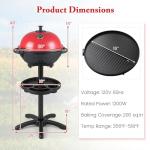 Giantex 1200W Electric Grill for Outdoor BBQ