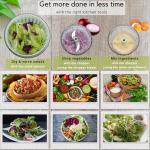 Brieftons Large Salad Spinner and Veggie Chopper