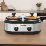 Sunvivi Dual Slow Cooker and Buffet Server