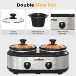 Sunvivi Dual Slow Cooker and Buffet Server