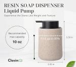 Clasin Hand Soap Dispenser with Easy Pump