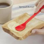 Yoku Small Silicone Spoon and Mini Spatula