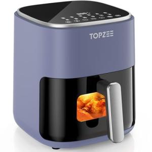 TOPZEE 12-in-1 5.5QT Air Fryer, Dark Gray