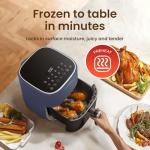 TOPZEE 12-in-1 5.5QT Air Fryer, Dark Gray