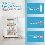 COWSAR 3.0 Cu.ft Compact Upright Freezer