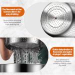 Stainless Steel 6L Multi-Use Salad Spinner