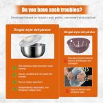 Stainless Steel 6L Multi-Use Salad Spinner