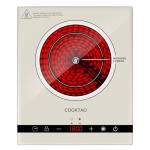 Single Burner Electric Cooktop with Dual Coils
