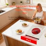 Single Burner Electric Cooktop with Dual Coils