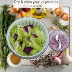 Brieftons Large Salad Spinner and Veggie Chopper