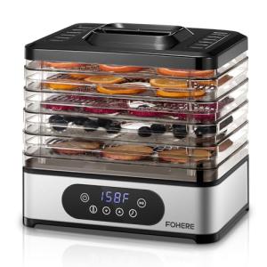 FOHERE 5-Tray BPA-Free Food Dehydrator Machine
