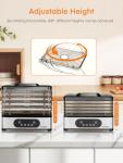 FOHERE 5-Tray BPA-Free Food Dehydrator Machine
