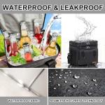 Double Deck Insulated Lunch Bag with Ice Packs