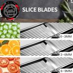 VEKAYA Adjustable Stainless Steel Mandoline Slicer
