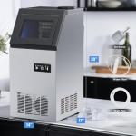 VINGLI 110lbs Stainless Steel Ice Maker Machine