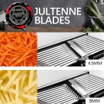 VEKAYA Adjustable Stainless Steel Mandoline Slicer