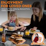 Baker's Friend Electric Arepas and Mini Pancake Maker