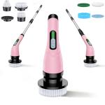 Cordless Electric Spin Scrubber with 7 Brush Heads