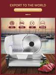 FOHERE 200W Electric Meat Slicer for Home Use