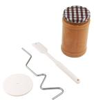 Peanut Butter Stirrer Kit with Silicone Lid