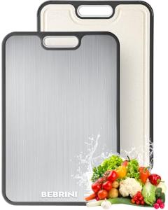 Titanium Double-Sided Cutting Board – 16”×11”