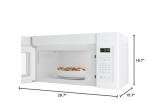 GE 1.6 Cu. Ft. White Over-the-Range Microwave