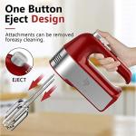 450W Electric Hand Mixer with Accessories and Storage