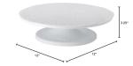 Ateco 12-Inch Plastic Cake Turntable, White