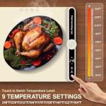 Portable Silicone Food Warming Mat with Temp Control