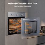 Empava 24" Gas Wall Oven with Convection & Rotisserie