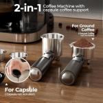 Compact 20-Bar Espresso Machine with Touch Screen