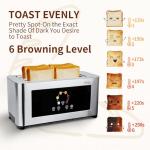 Smart 4-Slice Touch Screen Toaster with LCD Display