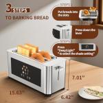Smart 4-Slice Touch Screen Toaster with LCD Display