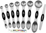 Stainless Steel Magnetic Measuring Spoons Set of 8