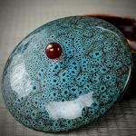 Windproof Ceramic Ashtray with Lid for Smokers