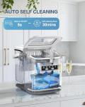 Portable Ice Maker with 2 Sizes - 9 Ice Cubes