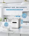 Portable Ice Maker with 2 Sizes - 9 Ice Cubes