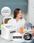 Portable Ice Maker with 2 Sizes - 9 Ice Cubes