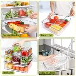 Stackable Clear Organizer Bins for Kitchen Storage