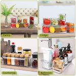 Stackable Clear Organizer Bins for Kitchen Storage